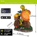 Garden Turtle Outdoor Statue -Solar Turtle Statue Outdoor with Lighted Sunflower,Turle Figurine for Garden Decor,Turtle Gifts for Women by GreenHaven Gardens