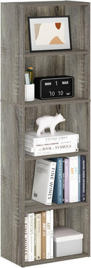 Furinno Luder Bookcase / Bookshelf / Storage Shelves, 5-Tier, French Oak by TinyTreasures Baby Boutique