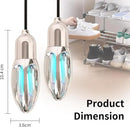 Shoe Deodorizer Dryer 3-Mode Timer & Gentle Airflow Tech In-Footwear Hygiene Management by CozyNest Decor
