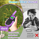 Vvinca Rechargeable Walkie Talkies for Kids, Toys for Ages 5-7 Birthday Gift for 3-12 Year Old Girl Boy with Flashlight 22 Channel 2 Way Radio 3 Mile Long Range Walkie Talkie for Outdoor Game Camping by TinyTreasures Baby Boutique
