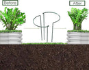 Raised Garden Bed, 2 Pcs 5×3×1ft Outdoor Galvanized Planter Boxes, Galvanized Garden Beds Outdoor with Metal Plant Stakes, Large Raised Garden Stock Tank, Garden Beds Outdoor for Vegetables by GreenHaven Gardens