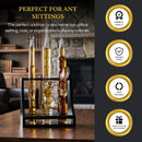 3 Gun Whiskey Decanters Set AR15, AK47, & Rifle Gun Decanter Set 1000ml