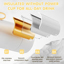 Portable Milk Warmer for Travel, 12oz Large Capacity Baby Bottle Warmer for Formula & Breastmilk, Fast Heating Milk Warmer on The Go wth Child Lock,Precise Temp Control by TinyTreasures Baby Boutique