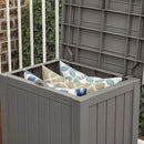 Suncast SS500ST 22 Gallon Small Resin Outdoor Patio Storage Deck Box (6 Pack) by CozyNest Decor