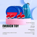 EVERICH Upgraded Toss and Catch Ball Game Set - Indoor and Outdoor Games for Kids 3-12, Beach Sand Pool Water Toy Includes 4 Paddles 4 Sticky Balls, Easter Basket Stuffers Boys Girls Birthday Gifts by TinyTreasures Baby Boutique