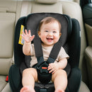 Infant Car Seat Insert for Newborn Girls Boys, Summer Mesh Baby Carseat Head Support with Strap Pads, Soft Reversible Baby Car Seat Insert Cushion Pad for Car Seat, Stroller, Bouncer, Swing, Black by TinyTreasures Baby Boutique