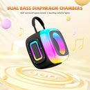 Mini Karaoke Machine for Kids Adults: Portable Bluetooth Speaker with 2 Wireless Microphones and Light - Singing Karaoke Gift for Girls Boys Ages 4-12+ Years Old Birthday Family Home Party by TinyTreasures Baby Boutique