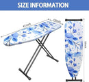 Ironing Board, Compact and Space Saver Ironing Board, Extra Wide Ironing Area with Extra Thick Heavy Duty Padded Cover, Stable Structure, Easy to Fold,Height Adjustable by CozyNest Decor
