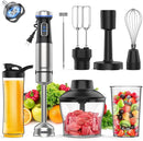 Ganiza 8 in 1 Immersion Blender - 1000W Heavy Duty Motor, 16 Speed Mode Handheld Blender With Stainless Steel Shaft - Includes 8 Total Pieces by TinyTreasures Baby Boutique