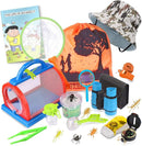 ESSENSON Outdoor Explorer Kit & Bug Catcher Kit with Binoculars, Compass, Magnifying Glass, Critter Case and Butterfly Net Great Toys Kids Gift for Boys & Girls Age 3-12 Year Old Camping Hiking by TinyTreasures Baby Boutique