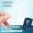 Teeth Whitening Strips - 14 Whitening Strips for Teeth Sensitive, Professional, Fast Remove Smoking, Coffee, Wine Stains, Teeth Whitening Kit Pack of 7 Non-Slip Strips Treatments by CozyNest Decor