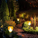 Solar Hot Air Balloon Lanterns with Flame Flickering Hanging Solar Lanterns Outdoor Waterproof LED Glass Garden Decorative Lights for Patio Yard Porch Tree,Mother Day Gift for Women(Green) by GreenHaven Gardens