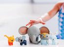 SplashEZ Animals Bath Toys for Toddlers, Mold Free Bath Toys for Kids, No Hole for Water Soft Durable Elephant Play Set for Bathtub, Pool, Shower Boys & Girls, No Mold, Ages 0-1-3-4-5-6-8 by TinyTreasures Baby Boutique