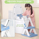 Toilet Seat, Potty Training Seat for Toddler, Upgraded 2-in-1 Potty Toilet Training for Boys and Girls,Waterproof Cushioned Mat with Non-slip Step Stool by TinyTreasures Baby Boutique