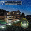 ZGWJ Solar Ground Lights,8 LED Disk Lights Upgraded Outdoor Garden Lights Landscape Lights for Lawn Pathway Yard Deck Patio Walkway White, 8 Pack by GreenHaven Gardens