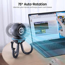Stroller Fan, Battery Operated Baby Stroller Fans, 8000mAh Rechargeable Fans, 75° Auto Oscillation Portable Fan, 5-12H Runtime, 4 Speeds Wind, Detachable Base & LED Display by TinyTreasures Baby Boutique