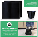 12 Pack Plant Pots, 8 Inch Plant Planter with Clear Saucer, Plastic Pots for Plants Indoor and Out Door Such as Strawberry, Herb and Flowers (Black) by GreenHaven Gardens