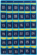 Loghot Classroom Accessories Closet Pocket Chart for Cell Phones Holder Wall Door Hanging Organizer (36 Pockets Blue) by CozyNest Decor