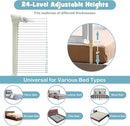 BABY JOY Bed Rail for Toddlers, 77'' Extra Long, Height Adjustable & Foldable Baby Bed Rail Guard w/Storage Pocket & Double Safety Child Lock for Kids Twin Double Full Size Queen King Mattress (Gray) by TinyTreasures Baby Boutique