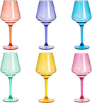 European Style Crystal, Stemmed Wine Glasses