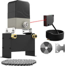 Blütezeit 1100lb Sliding Gate Opener with 40ft Visible Red Beam Photoelectric Sensor | Chain Drive Motor with 2 Remotes, 16.4ft Chains & Reflector Switch by GreenHaven Gardens