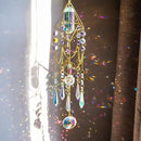 H&D HYALINE & DORA Crystal Prisms Suncatcher Window Hanging Pendant Glass Prisms Decor Wind Chime Rainbow Sun Catcher for Home Garden Porch by GreenHaven Gardens