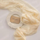 Cheesecloth Table Runner Ivory Cream White Gauze Rustic Cheese Cloth Spring Table Runner 120 Inch 10 FT for Wedding Baby Bridal Shower Party Long Sheer Boho Home Decorations by CozyNest Decor