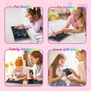 TECJOE 2 Pack 10 Inch LCD Writing Tablet, Colorful Doodle Board Electronic Drawing Pads, Kids Travel Games Learning Toys Christmas Birthday Gifts for 3 4 5 6 7 Year Old Boys Girls Toddlers by TinyTreasures Baby Boutique