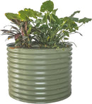 Vego garden 32" Tall 42" Round Raised Garden Bed Raised Bed Planter Box for Vegetables Flowers Patio-Olive Green by GreenHaven Gardens