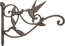 Mkono Hanging Plant Bracket Hook Iron Decorative Plant Hanger for Flower Basket Bird Feeder Wind Chime Lanterns, 1 Pack by GreenHaven Gardens
