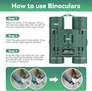 300x25 Binoculars for Adults and Kids, High Powered Mini Pocket Binoculars with Phone Adapter, Waterproof Compact Telescope for Bird Watching, Hunting, Concert, Theater, Opera, Traveling, Sightseeing by TinyTreasures Baby Boutique