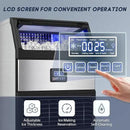 Commercial Ice Maker Machine 300LBS/24H with 75LBS Storage Bin, Stainless Steel Undercounter/Freestanding Ice Maker Machine for Home Bar Outdoor, 108PCS Ice Cubes Ice Machine, Self Cleaning by CozyNest Decor