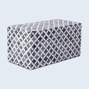 Handicrafts Home White Handmade Keepsake Organizer with Lid Decorative Storage Box- Star Pattern Collection Memories Holder for Jewelry, Photos & Cards- Home Decor Accents- Bone & Resin Inlay- 10x5x5 by CozyNest Decor