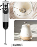 Megawise High-Power Hand Blender – 400W Max Power with Versatile 3-in-1 Attachments (Blending Shaft, Whisk, Chopper); Ergonomic Design with Adjustable Speed Control; Easy to Clean and Maintain (Black) by TinyTreasures Baby Boutique