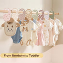 WSICSE Baby Closet Divider, Double-Sided Baby Clothes Organizer Nursery Decor Closet Dividers for baby Clothes 8 Designs from Newborn to 24 Month by TinyTreasures Baby Boutique