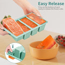 Silicone Freezer Tray for Sauce Cube: GGOW Silicone Freezing Tray for Soup Storage - Freeze 250mL 125mL Souped Broth Portion by TinyTreasures Baby Boutique