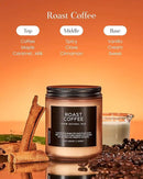 M&SENSE Coffee Candles Scented Strong, Organic Natural Soy Wax for Bedroom Kitchen Home Decor, 7.05oz 50 Hours Slow Burn Candle Highly Scented Candle Housewarming Gift for Men Women by CozyNest Decor