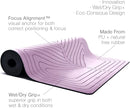 agoy Pro+ Warrior - Premium Non-Slip Yoga Mat – Eco-Conscious Design - PU Mat With Wet/Dry Grip+ - Focus Alignment - Lazer-Etched Technology - A Portable Standard Size Mat for All Styles of Yoga by TinyTreasures Baby Boutique