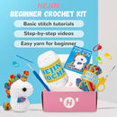 Crochet Kit for Beginners, Unicorn Crochet Kits for Kids and Adults Include Rainbow Yarn, Videos Tutorials, Eyes, and Crochet Hook - Crochet Animal Kit, Beginner Crochet Kit - Gift for Birthdays by TinyTreasures Baby Boutique