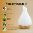 Focus Essential Oil Blend for Diffusers - Aromatherapy Essential Oils Blend for Home and Travel Energy Focus and Attention Support with Grapefruit Bergamot Peppermint and Eucalyptus (2 Fl Oz) by CozyNest Decor
