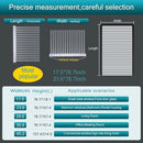 Window Privacy Film with Installation Tools, Static Cling, Anti UV, Heat Control, Ideal for Home Shower Office Glass Door (Stripes Pattern, 23.6X78.7Inch)