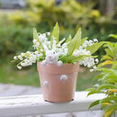 Easter - Spring Flower Pot - Bunny Decor - Easter Decoration - Decorative Garden Pots for Cactus Succulents Planter with Drainage Hole for Home Farmhouse Decor 5.75 x 5 x 7.25 inch Newman House Studio by GreenHaven Gardens