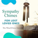 The Wind Chime CO Memorial Wind Chimes, Sympathy Wind Chimes Gift for The Loss of A Loved one, Home Decor Outdoor Garden, Soothing Melodic Tones with Mute Option. by CozyNest Decor