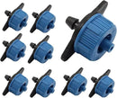 30 Pcs Drip Irrigation Emitters, 2 GPH Pressure Compensating Irrigation Drippers for Garden Lawn Watering Irrigation System, Blue by GreenHaven Gardens