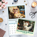 GuassLee Cat Vertical Wall Calendar 2025, 19-Months Aesthetic Hanging Wall Calendar Jun. 2025 to Dec. 2026, 14" x 23" Monthly Planner Cat Kitten with Thick Paper for Office Home Wall Decor Organizing by TinyTreasures Baby Boutique