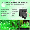 JMEXSUSS 2 Pack Green Solar Fairy Lights, Each 33ft 100 LED Green Solar Lights Outdoor, Waterproof St Patricks Day String Lights for Outside Patio Garden Party Tree Decorations by GreenHaven Gardens