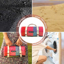 G GOOD GAIN Waterproof Picnic Blanket Portable with Carry Strap for Beach Mat or Family Outdoor Camping Party (red Plaid) by TinyTreasures Baby Boutique