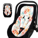 GFU Infant Stroller mat, Fits for Stroller, Swing, Flowers by TinyTreasures Baby Boutique