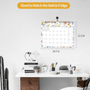 Calendar 2025-2027 22 Monthly Wall Calendar Runs from September 2025 until June 2027 Spiral Binding Hanging 11.5" x 14.7" Thick Paper with Julian Dates and Block for School Office（Flower） by TinyTreasures Baby Boutique