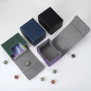 Yookeer 4 Pieces Leather Deck Card Boxes Cards Deck Game Box for Collectible Playing Card Box Compatible with MTG Commander(Black, Blue, Green, Purple,Horizontal) by GreenHaven Gardens